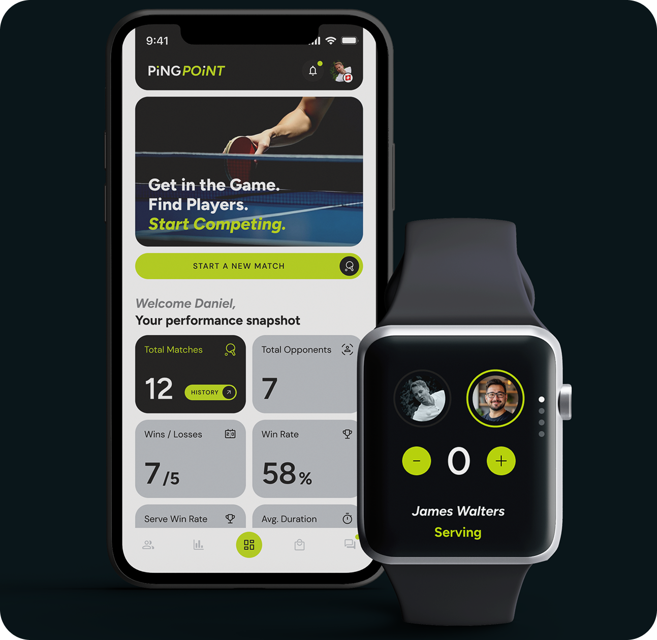 Ping Point Image PingPoint — Score Smart, Play Hard